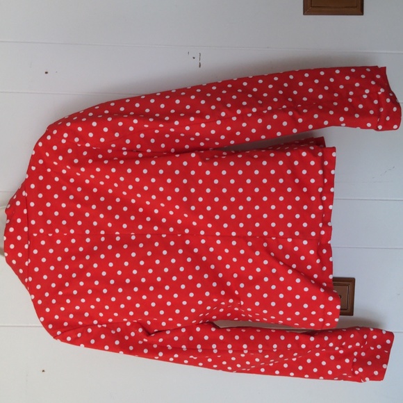 Pretty face polkadot blazer size medium - Picture 3 of 7